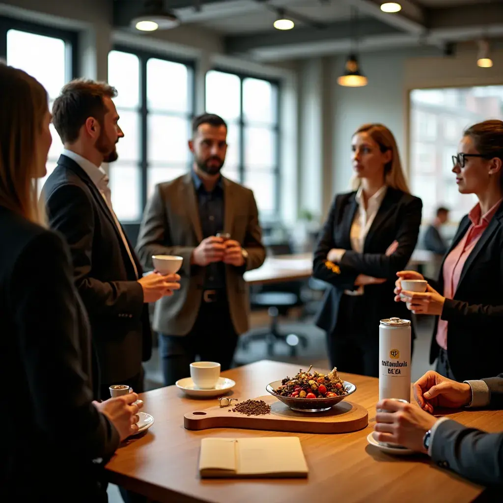 Bouteille d'extraits de plantes affichant les bienfaits pour la santé.